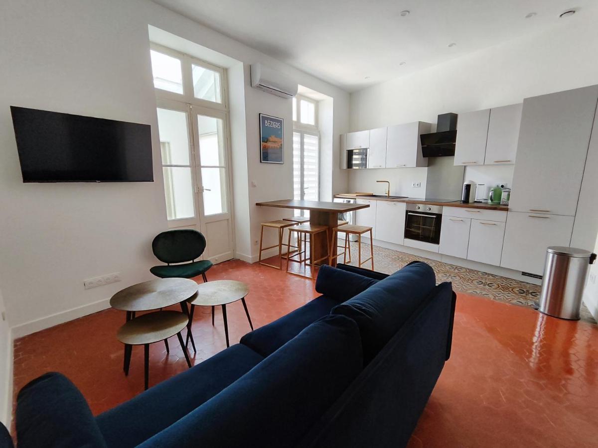 Bright And Modern 3-Bedroom Apartment, 90M2 With Air Condition, In Beziers Luaran gambar