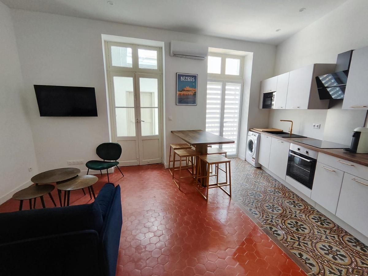 Bright And Modern 3-Bedroom Apartment, 90M2 With Air Condition, In Beziers Luaran gambar