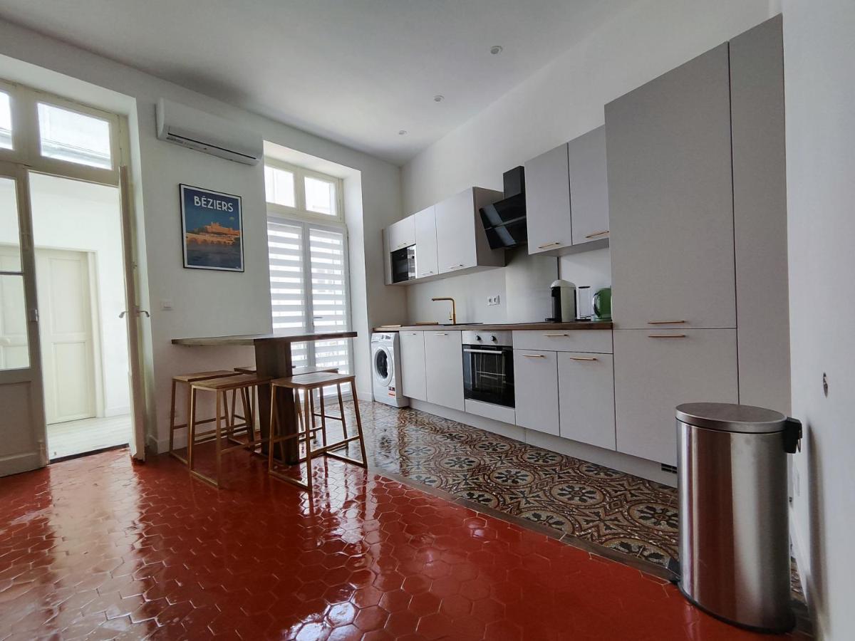 Bright And Modern 3-Bedroom Apartment, 90M2 With Air Condition, In Beziers Luaran gambar