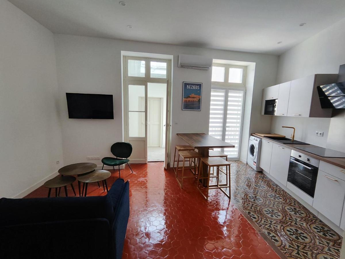 Bright And Modern 3-Bedroom Apartment, 90M2 With Air Condition, In Beziers Luaran gambar
